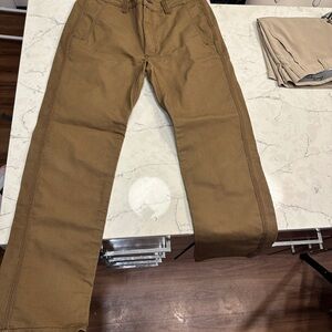 EDGEVALE Khaki Canvas Pants - Workwear Style